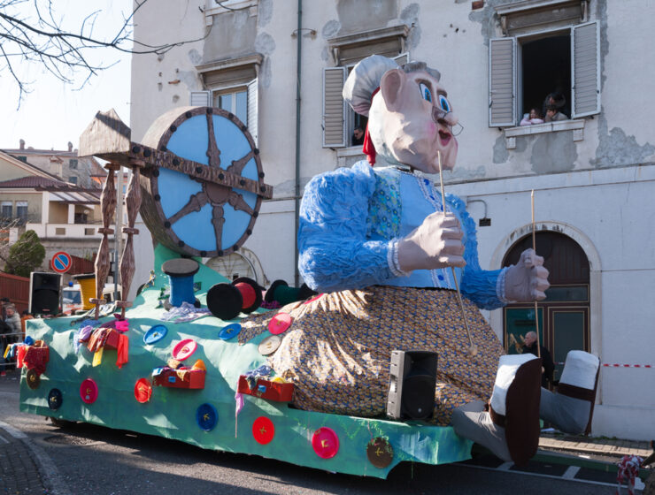 carnival float, Bora, Muggia carnival Friuli-Venezia Giulia