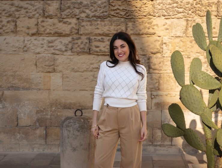 Stefanie Reilly -- moving to Italy solo -- Puglia - ancient wall