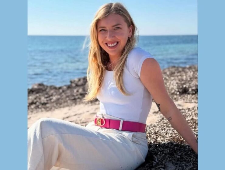 Charlotte Fortier on water Sardinia