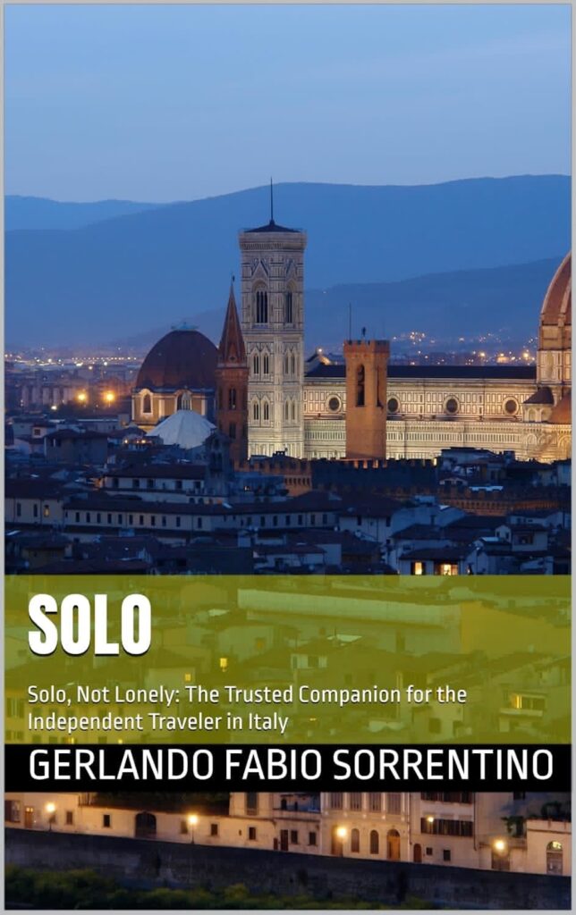 Cover of SOLO — Solo, Not Lonely by Italian author Gerlando Fabio Sorrentino