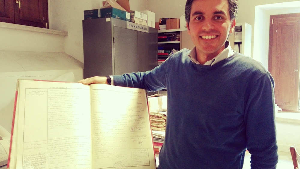 Marco Toscano of We are Paesani in State Archive - Southern Italy