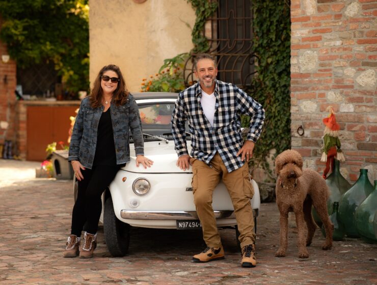 Sandy and Phil Ferretti of Total Tuscany in Montepulciano, building an authentic Total Tuscany connection through luxury Italian retreats.