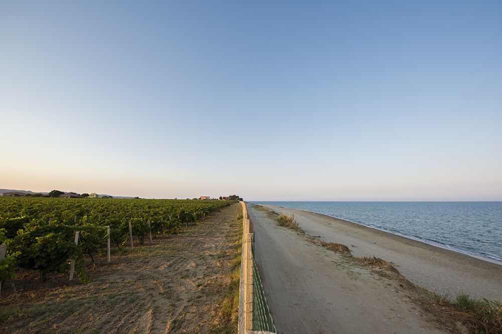View of Calabria's coastline and the Ionian Sea, illustrating the region's diverse landscape.